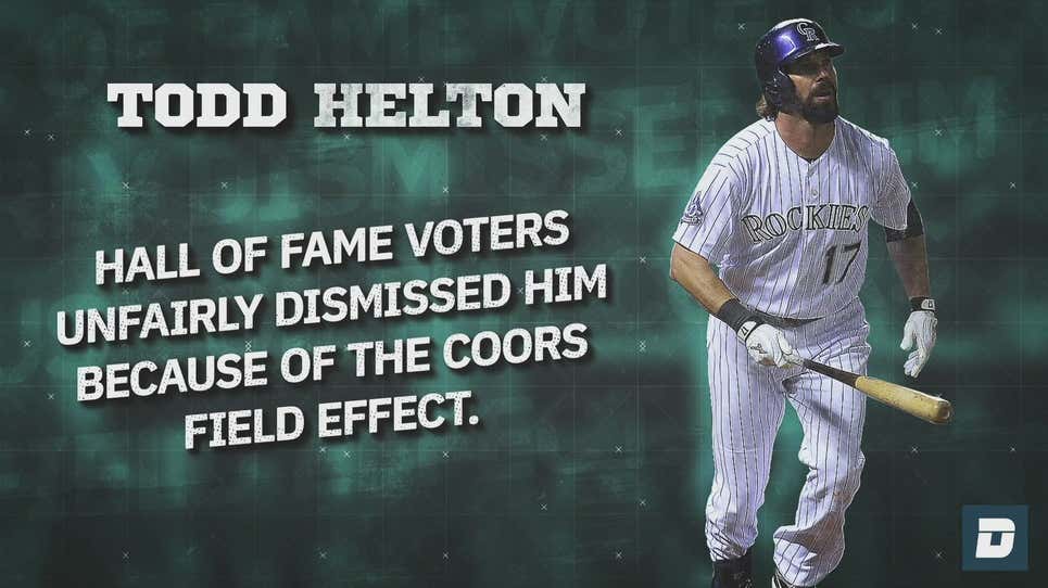 Todd Helton's Mile-High Stats Were Too Damn Good To Believe