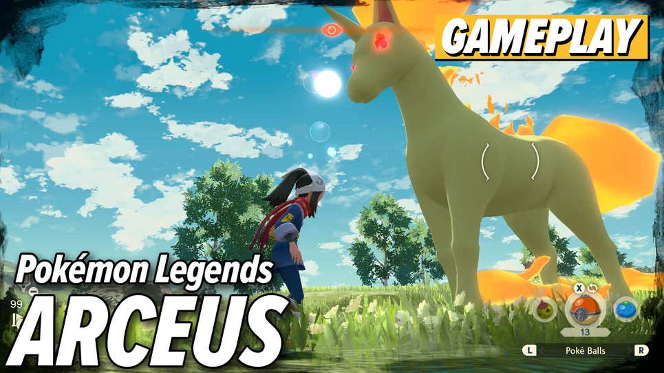 Pokémon Legends: Arceus - Gameplay