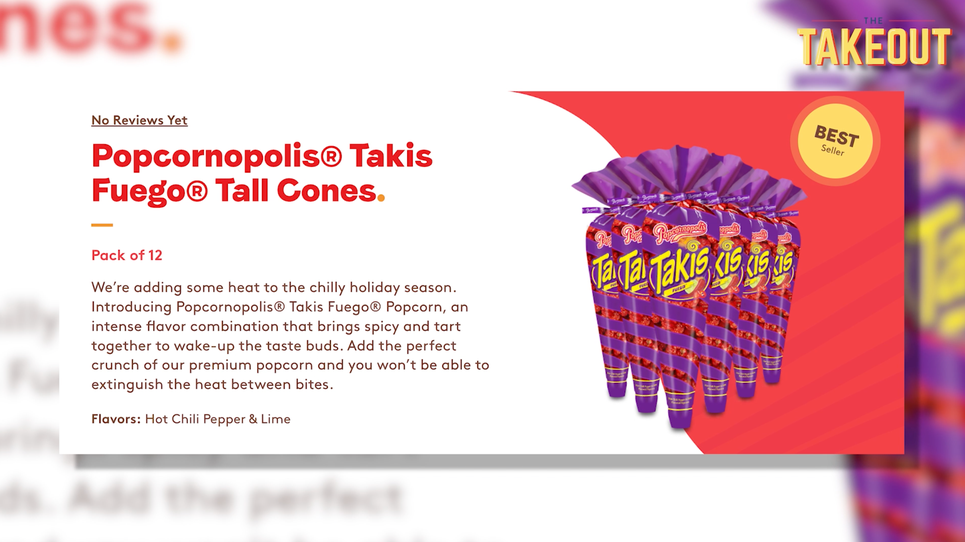 Watch Us Try New Takis-Flavored Popcorn