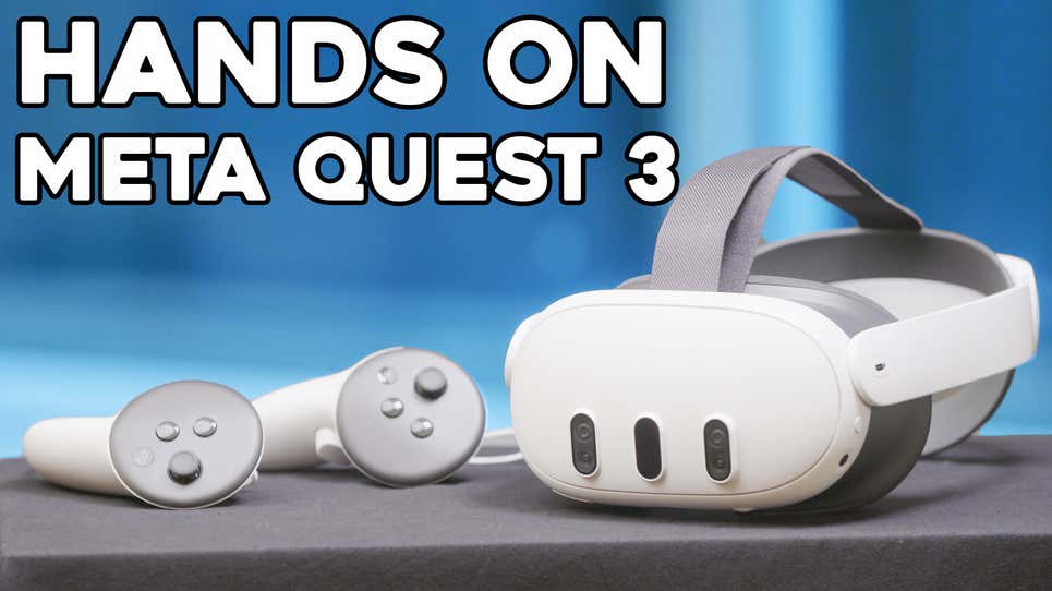I Got My Hands on the Meta Quest 3 Headset: A Mixed Reality Game