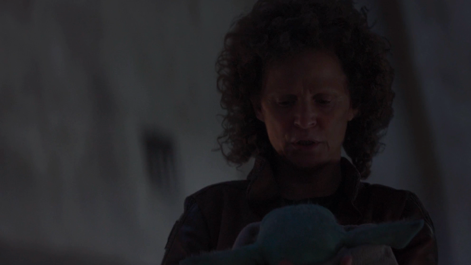 Amy Sedaris cuddles Baby Yoda in new episode of The Mandalorian