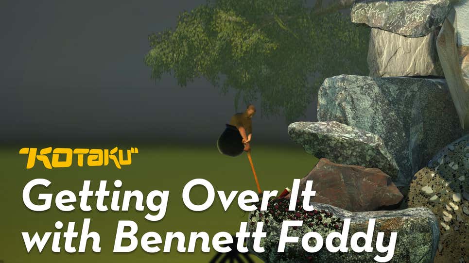 Getting Over It Is A Game About Using A Sledgehammer To Climb A Mountain