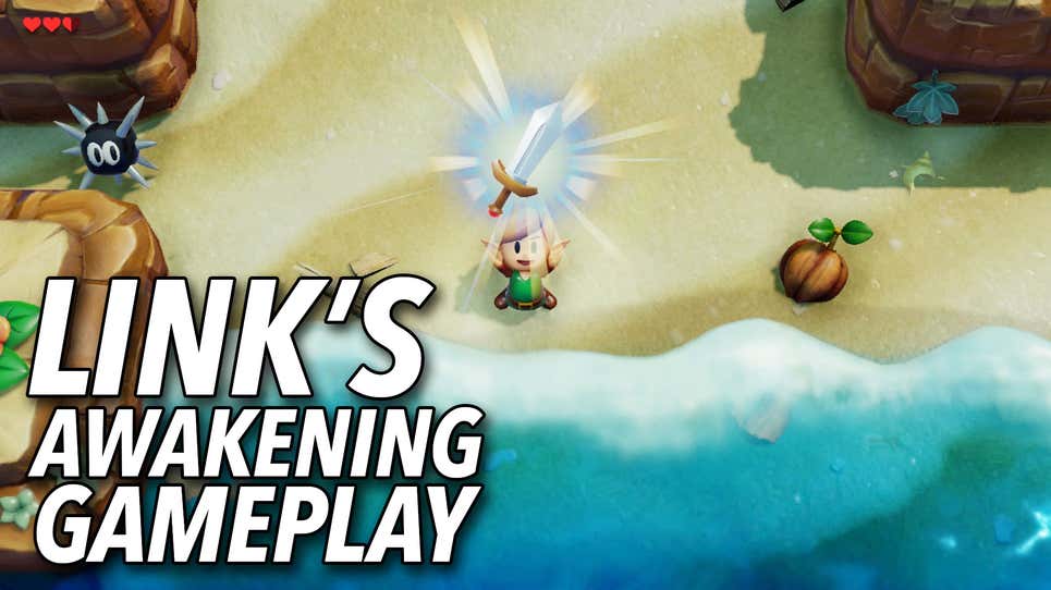 10 Minutes Of The Legend Of Zelda: Link's Awakening On Switch